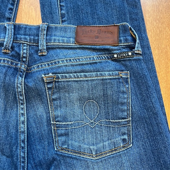 Lucky Sofia Low rise Straight Leg Jeans  Size 6  28 x 29 - Picture 2 of 5